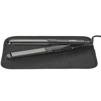 BaByliss Straight & Curl Titanium profesionālais matu taisnotājs, melns (ST486E)