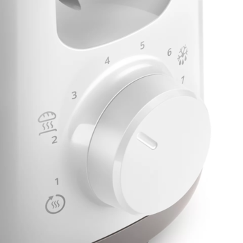 PHILIPS Daily Collection Tosteris, 830W, balts (HD2590/00)