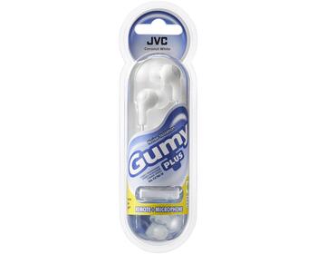 JVC Gumy Plus austiņas ar mikrafonu, baltas (HA-FX7M-W-E)