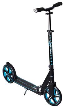 MUUWMI Aluminium Scooter PRO skrejritenis 215 mm, zils (AU 567)