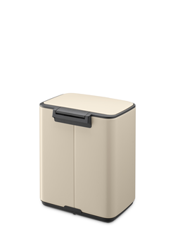 BRABANTIA atkritumu tvertne ar pedāli, 7L, Soft Beige (237928)