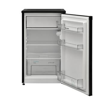 SHARP ledusskapis, 88l, 82.10 cm, melns (SJ-UE088T0B-EU)