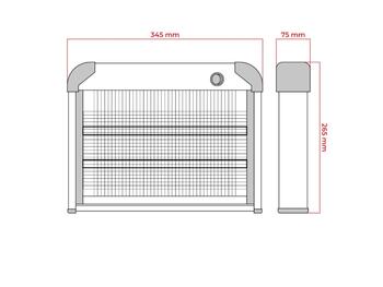 LUMIO moskītu lampa 16w, 230V, 60m² (MKE004) (101904)