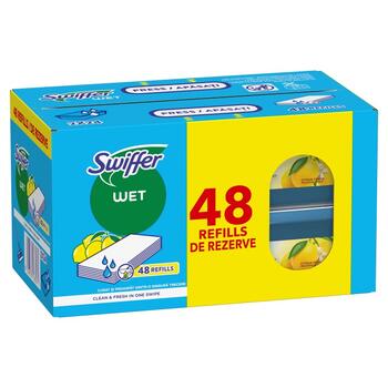 Swiffer Sweeper mitrās salvetes, 48gab (80877155)