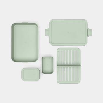 BRABANTIA Make & Take pusdienu kārba, bento, jade green (203527)