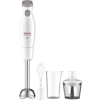 TEFAL Rokas blenderis Tefal Easychef 3in1, 450W, balts/nerūsējošais tērauds (HB453138)
