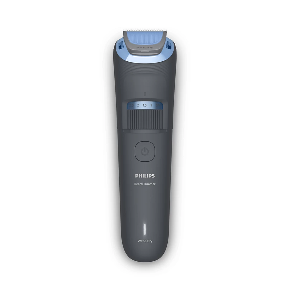 PHILIPS series 3000 bārdas trimmeris, pelēks ar zilu (BT3617/15)