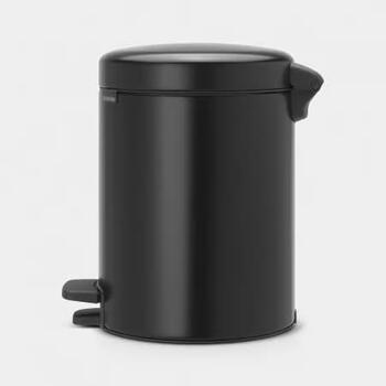 BRABANTIA atkritumu tvertne ar pedāli NewIcon, 5 l, Matt Black (112928)