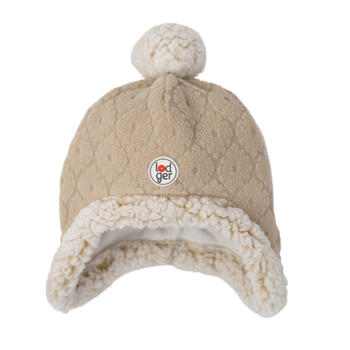 Lodger Hatter Folklore Fleece cepure, Beige, 12-24m (HT 630_12-24)