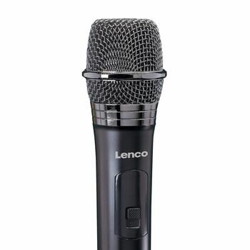 Lenco bezvadu mikrofons, melns (MCW-011BK)