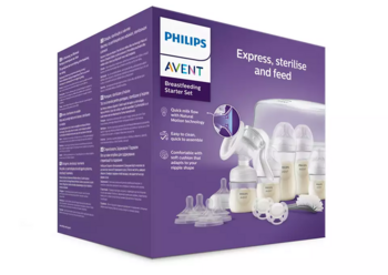 Philips Avent manuālā krūts piena sūkņa dāvanu komplekts (SCD430/50)