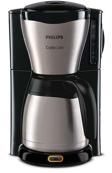 PHILIPS Kafijas automāts ThermInox (termotrauks), 1000W (melns ar pelēku) (HD7546/20)
