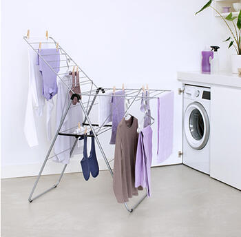 BRABANTIA HangOn veļas žāvētājs, 20m, Mettallic Grey (403422)