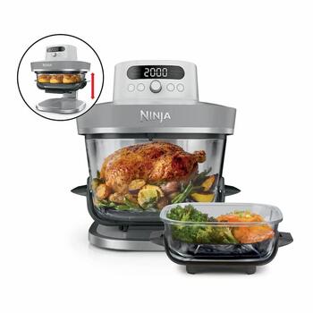 Ninja CRISPi PRO XL karstā gaisa fritieris, 5,7 l, 2050 W, balts. (AS090EUWH)