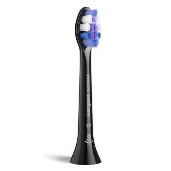 Sonicare Sensitive Standarta Sonic zobu birstes uzgalis, 2gab, melns (HX6052/88)