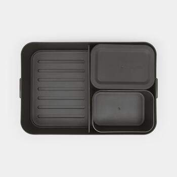 BRABANTIA Make & Take pusdienu kārba, bento, dark grey (203480)