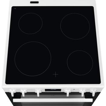 Electrolux elektriskā plīts ar elektrisko cepeškrāsni, balta (LKR64023AW)