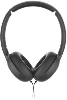 PHILIPS austiņas ar galvas stīpu un mikrofonu, melnas (TAUH201BK/00)