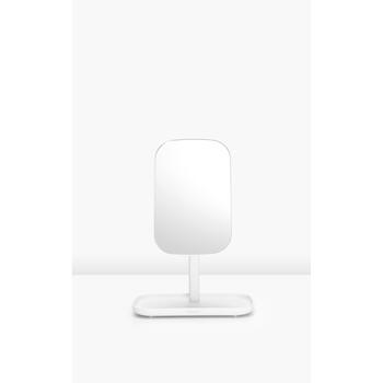 BRABANTIA ReNew spogulis ar plauktiņu, White (280726)