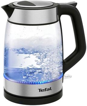 TEFAL tējkanna 1.7 l, melna/caurspīdīga (KI605830)