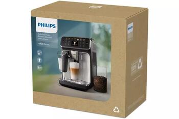 PHILIPS 4400 sērijas Pilnībā-automātisks Espresso kafijas automāts, melns (EP4441/50)
