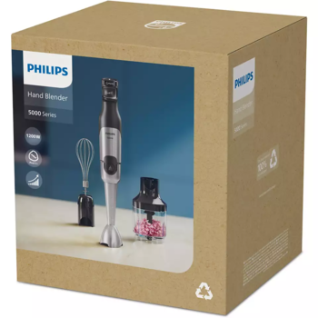 PHILIPS 5000 Series rokas blenderis, tērauda (HR2683/00)