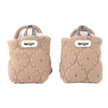 Lodger Slipper Folklore Fleece čībiņas, Beige, 12-18m (SL 630_12-18)