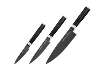 SAMURA 3 virtuves nažu komplekts, MO-V, Stonewash (SM-0220B)