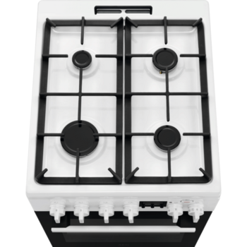 AEG gāzes plīts ar elektrisko cepeškrāsni (CKB56490BW)