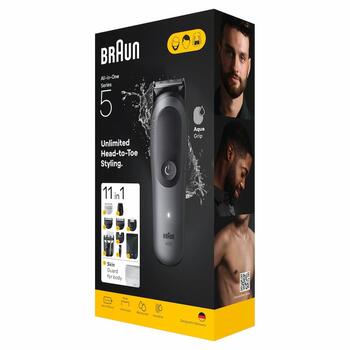 BRAUN All-in-One Series 5 AIO5560 – 11-in-1 kopšanas/trimmera komplekts (AIO5560)