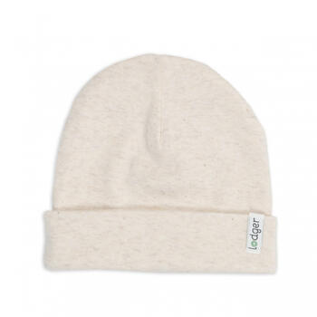 Lodger Beanie Melange bērnu cepurīte, Birch, 0-6 mēn. (BEM 093_0-6)