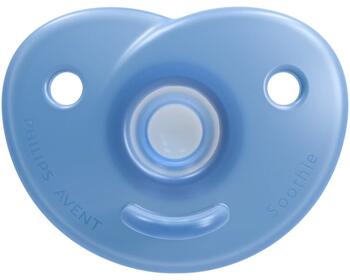 Philips Avent Soothie silikona māneklītis ar silikona vairogu, 0-6M, 2 gab. (SCF099/26)