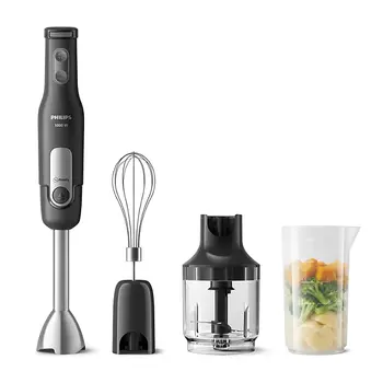 PHILIPS 3000. sērijas rokas blenderis ar putotāju, 1000W (HR2563/00)