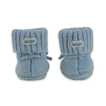 Lodger Slipper Merino vilnas čībiņas, Blue Fogg, 0-6m (SLM 110_0-6)