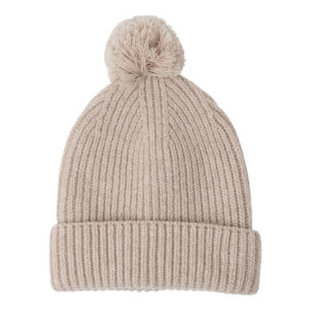 Lodger Hatter Folklore merino vilnas cepure, Beige, 3-6m (HTM 630_3-6)