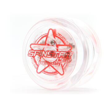 YoYoFactory YO-YO SPINSTRAR iesācējiem/ar iemaņām, tumsā spīd, sarkans (YO 618)