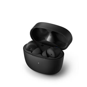 PHILIPS in-ear true bezvadu austiņas ar portatīvo uzlādes ietvaru, melnas (TAT2206BK/00)