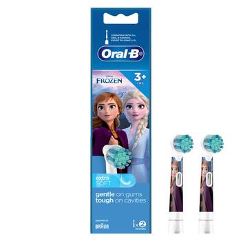 BRAUN el.zobu birstes uzgalis Frozen 3+ (bērnu), 2 gab. (EB10-2 Frozen)