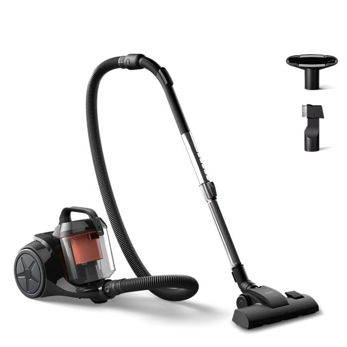 PHILIPS 1000. sērijas PowerCyclone bezmaisa putekļsūcējs, 800 W, melns (XB1142/10)