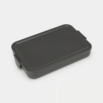 BRABANTIA Make & Take pusdienu kārba, plakana, dark grey (202704)