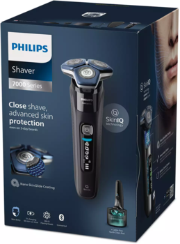 PHILIPS Shaver series 7000, Wet& Dry skuveklis (lādējams), melns (S7886/58)
