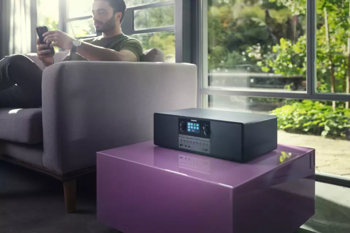 PHILIPS Mikro mūzikas sistēma ar Bluetooth, Interneta radio, DAB+, melna (TAM6805/10)
