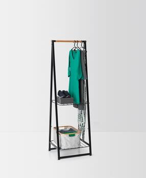 BRABANTIA drēbju pakaramie 4gb, black (118647)