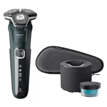 PHILIPS series 5000 Elektriskais skuveklis, Wet & Dry, tumši zaļa (S5884/50)