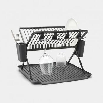 BRABANTIA saliekams trauku žāvētājs, liels, Dark Grey (139482)