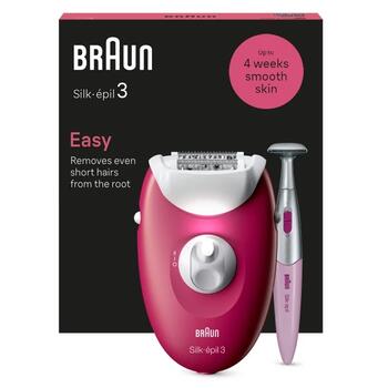 BRAUN Silk 3 epilators ar bikini trimmeri (SE3-202)