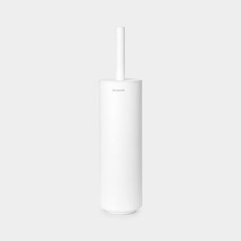 BRABANTIA tualetes poda birste ar turētāju, mineral white (303845)