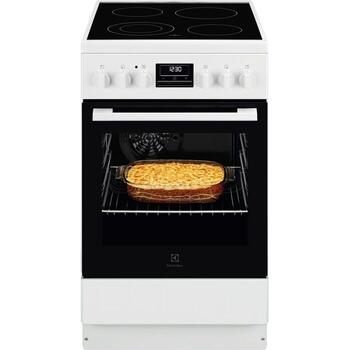 Electrolux 500 SurroundCook elektriskā plīts ar elektrisko cepeškrāsni, balta, 50cm (LKR540266W)