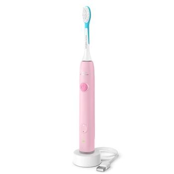 Sonicare zobu birste bērniem ar bluetooth, rozā (HX6600/11)