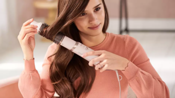 PHILIPS Air Styler Essential matu veidotājs, 800W, rozā (BHA310/00)